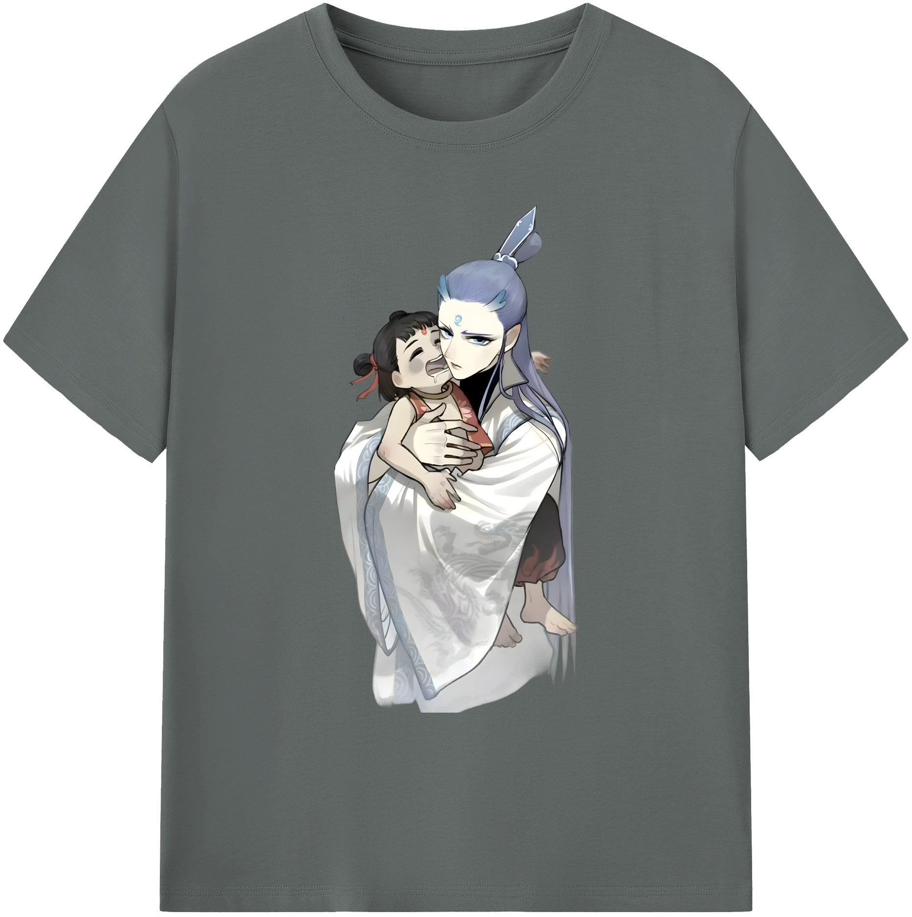 （画像用） Ne Zha 2 ナタ 魔童の大暴れ 綿100％ メンズ半袖Tシャツ｜肌触りやわらか＆通気性